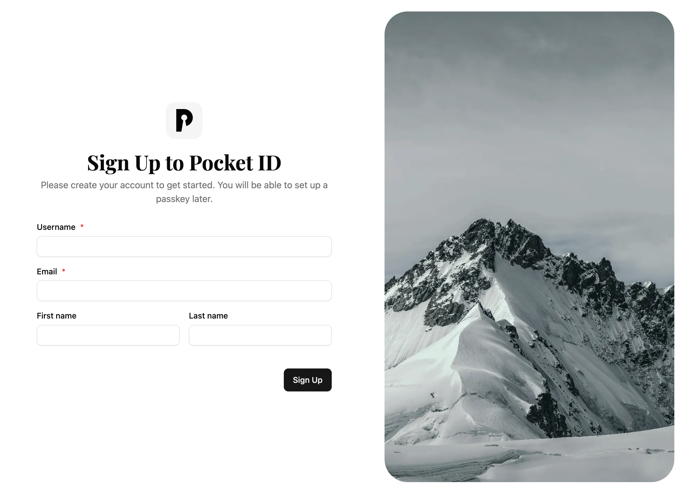 Pocket ID Onboarding