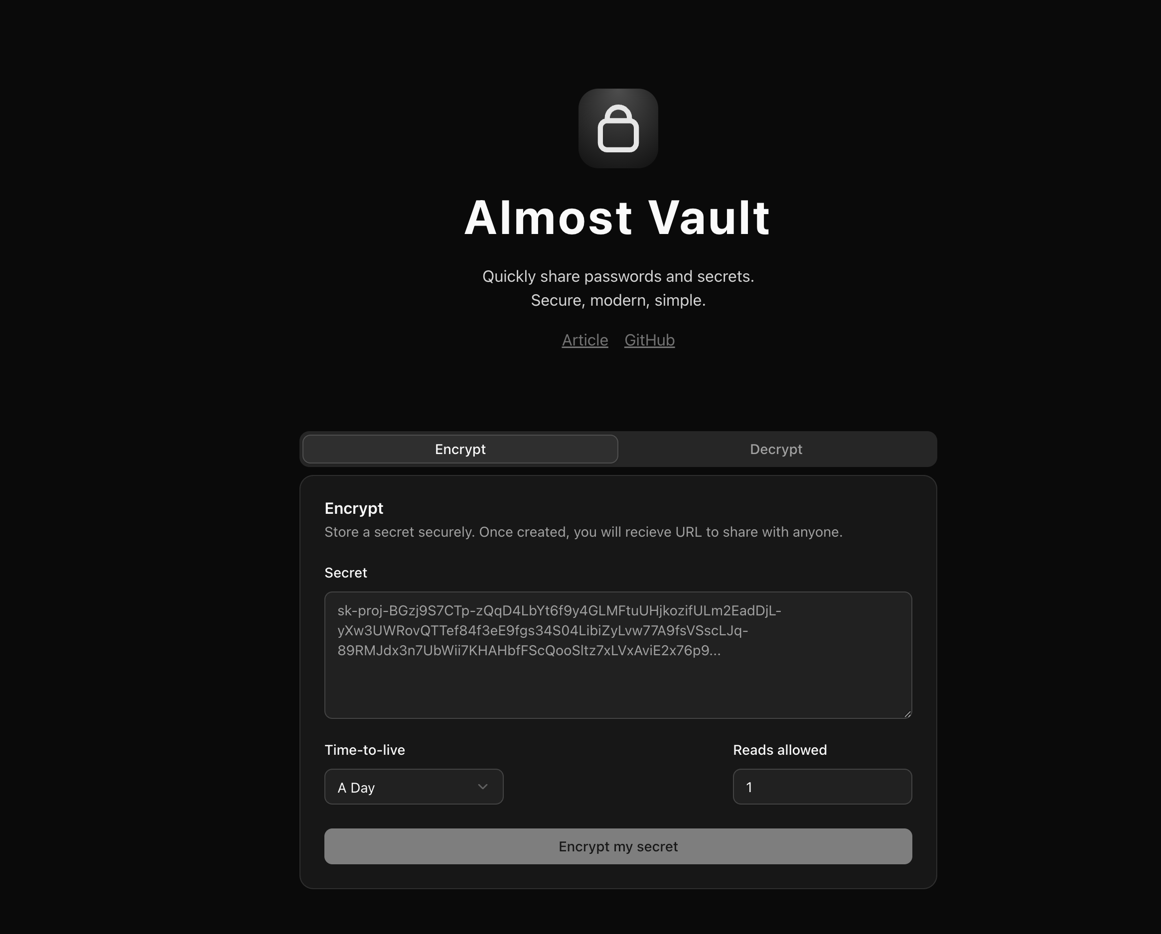 Homepage