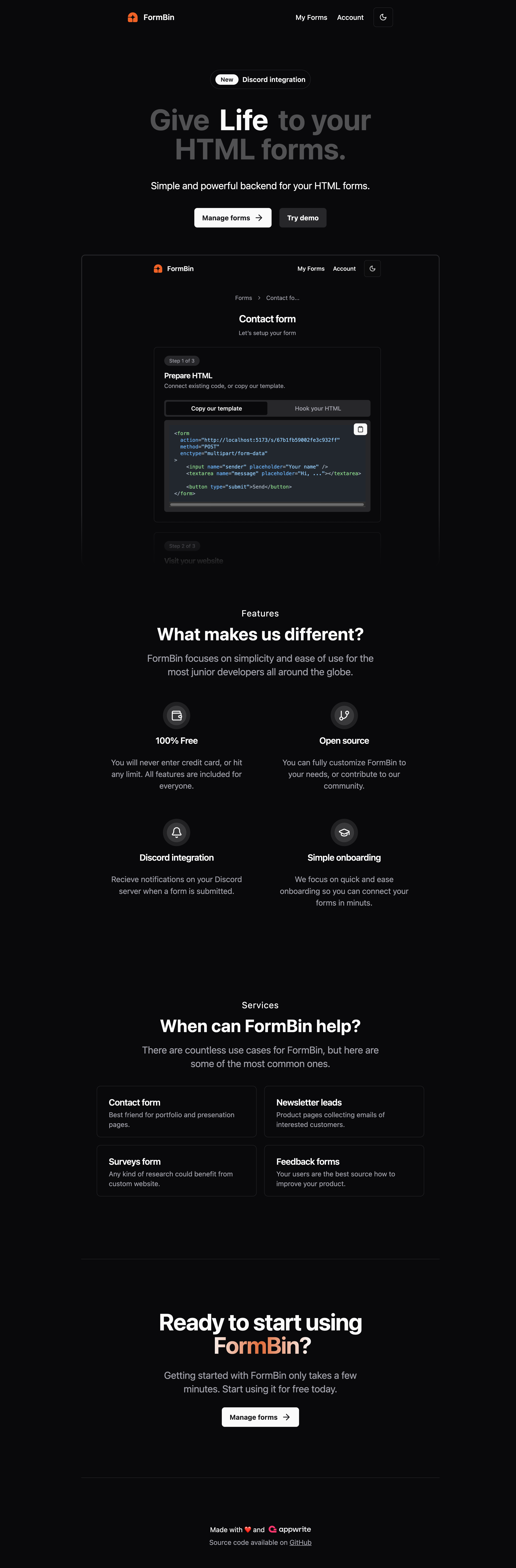 Homepage