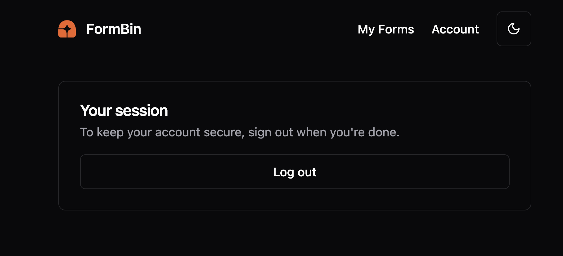 Logout