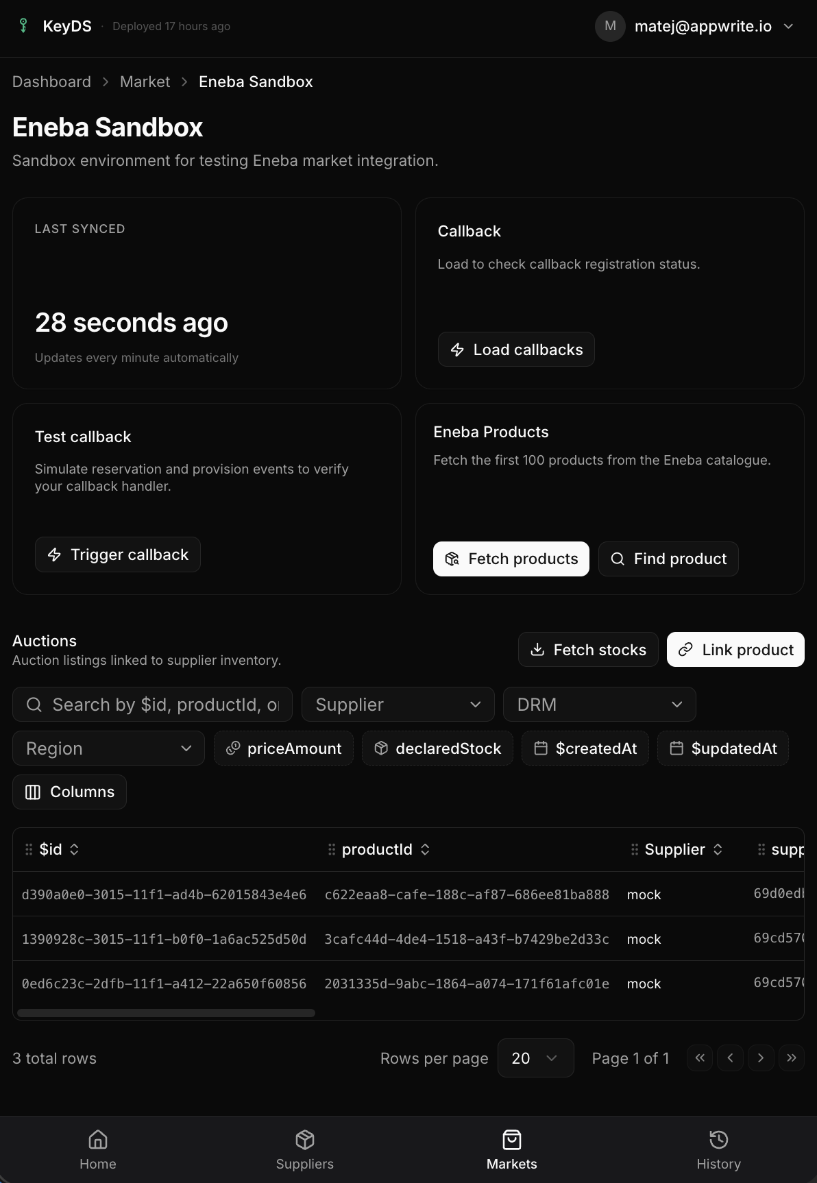 The entire dashboard is fully responsive, with the sidebar moved to the bottom of the screen for easy reachability on phone and tablet devices, and the last deployment time moved to the header.