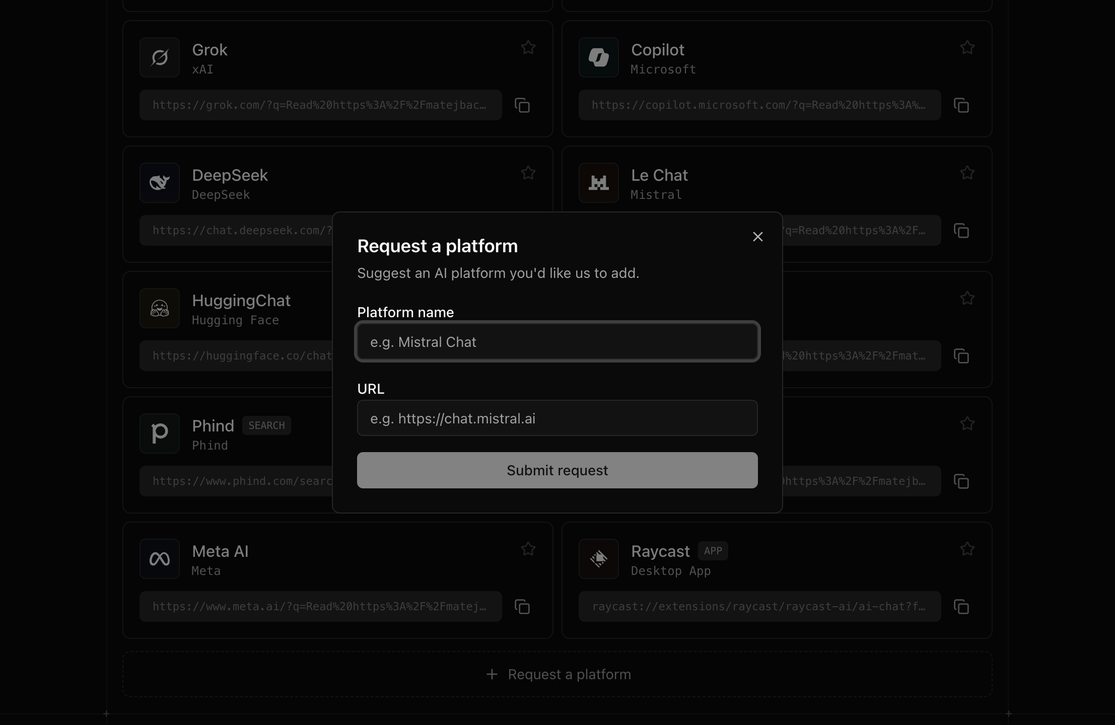 If a model you are looking for is missing, you can request it, so I can quickly add it in the future.
